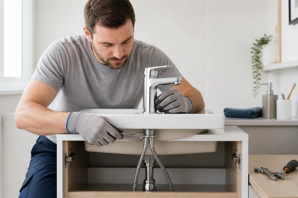changer un robinet de lavabo sans soudure