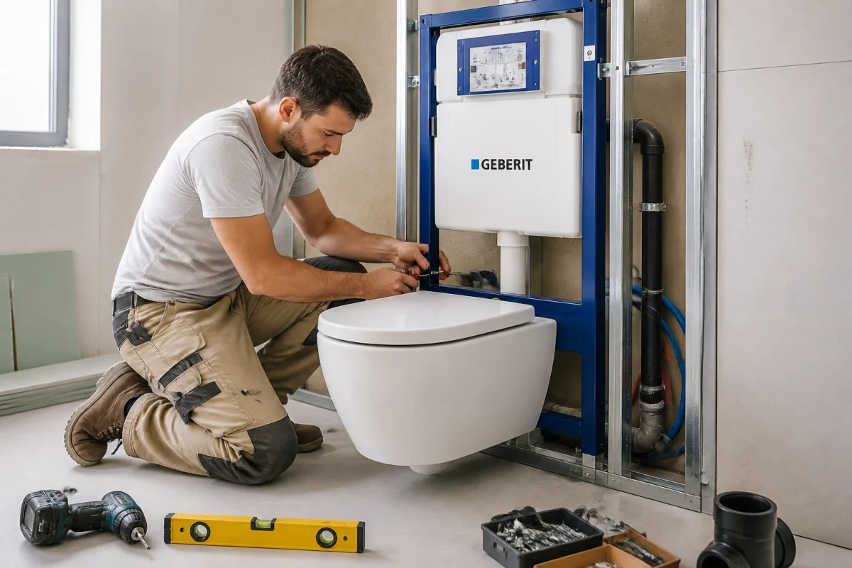 Installer un wc suspendu dans les règles de l'art