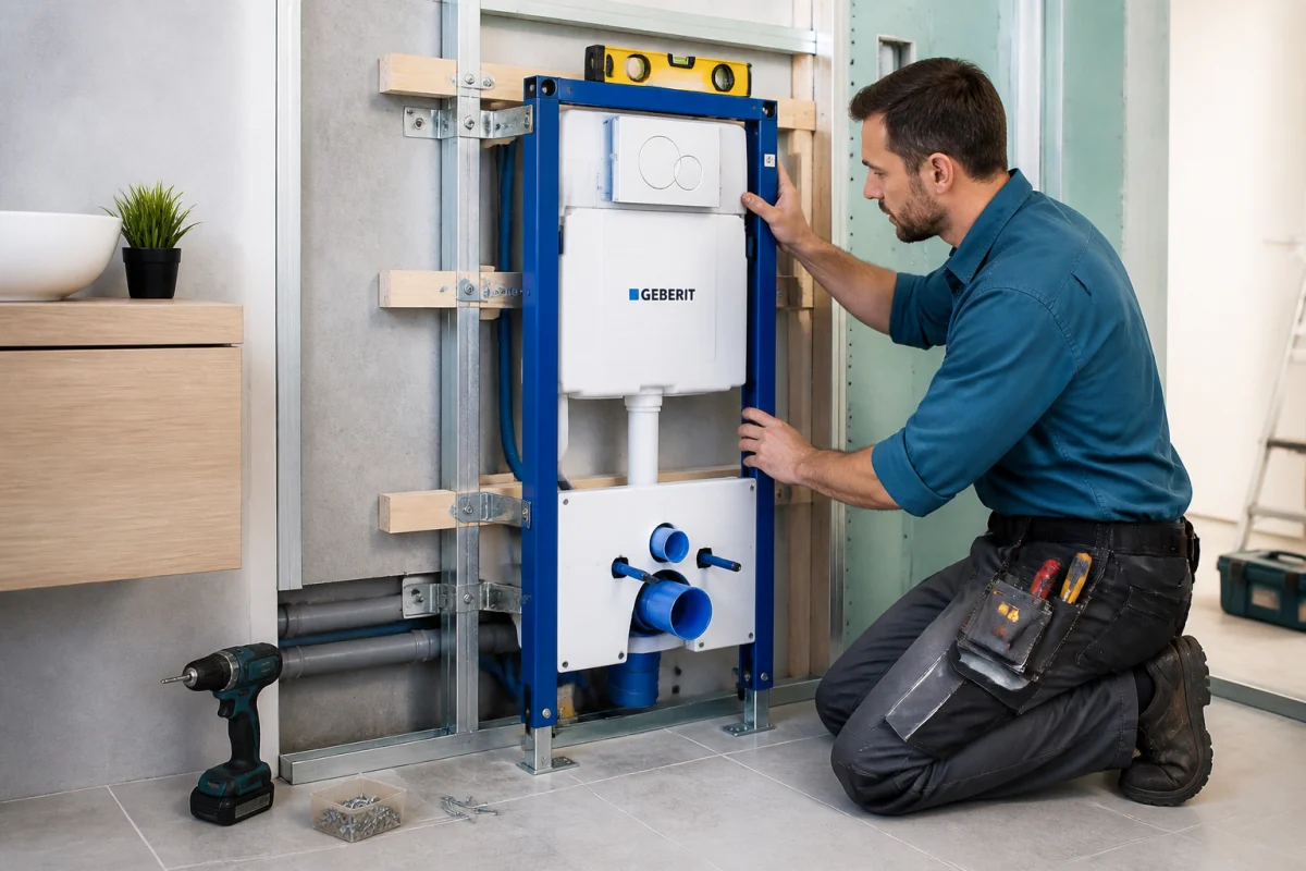 Installer un wc suspendu dans les règles de l'art