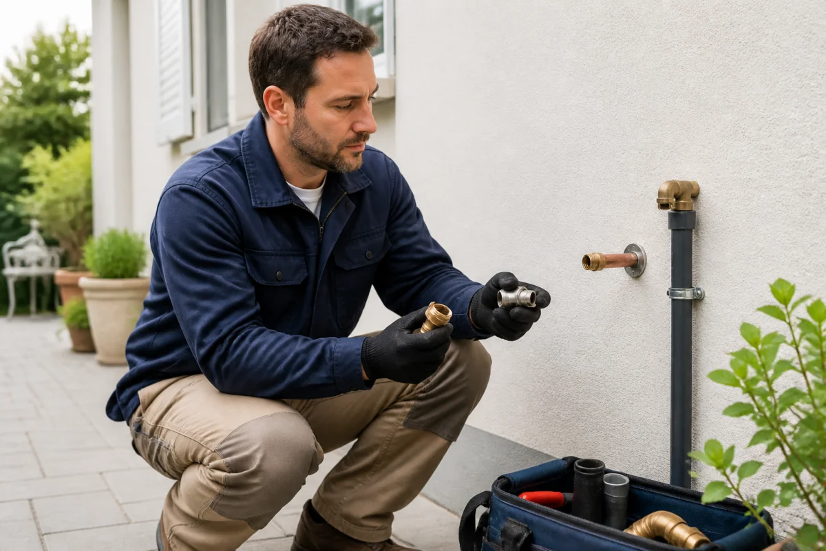 Installer un robinet extérieur dans les règles