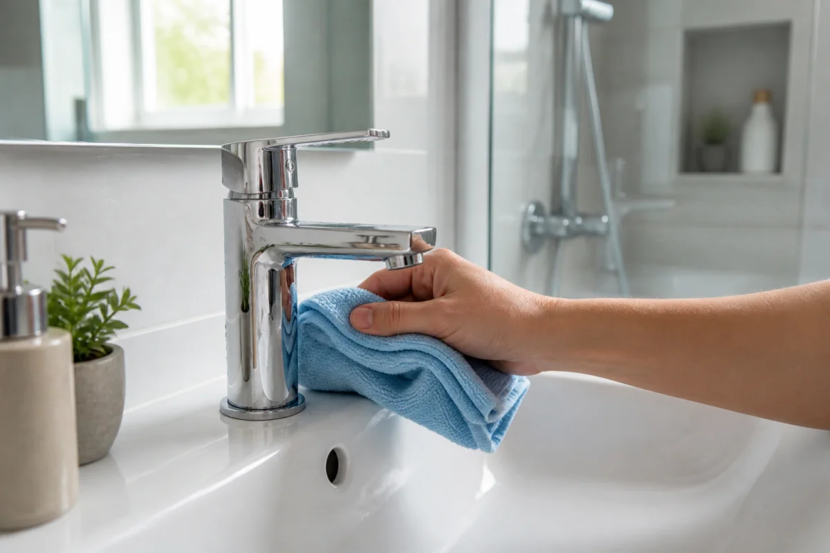 Entretenir ses robinets et sanitaires au quotidien