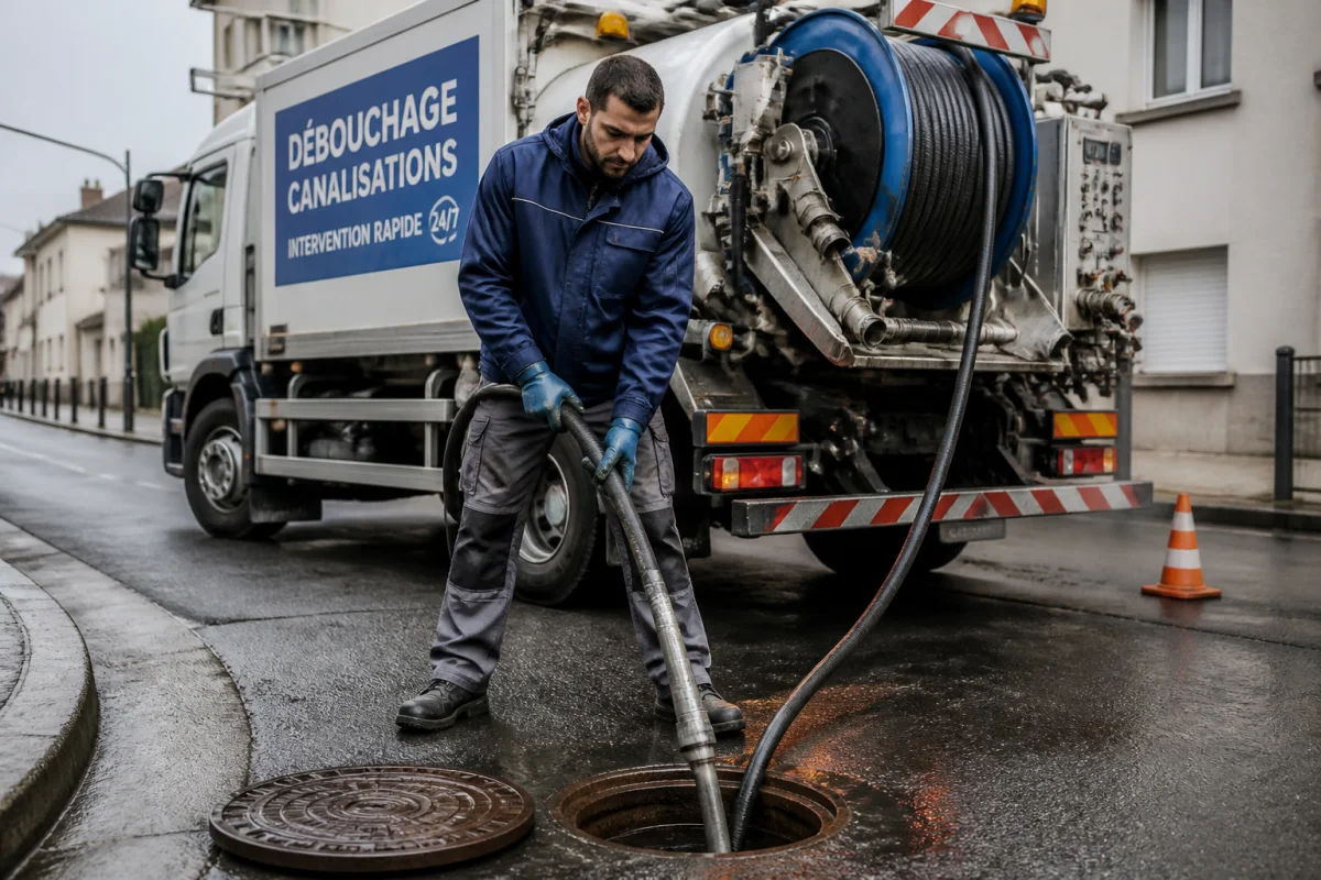 Débouchage canalisation hydrocureur guide complet et prix